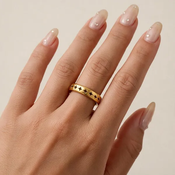 Gold_Tone_Geometric_Pattern_Ring_for_Women