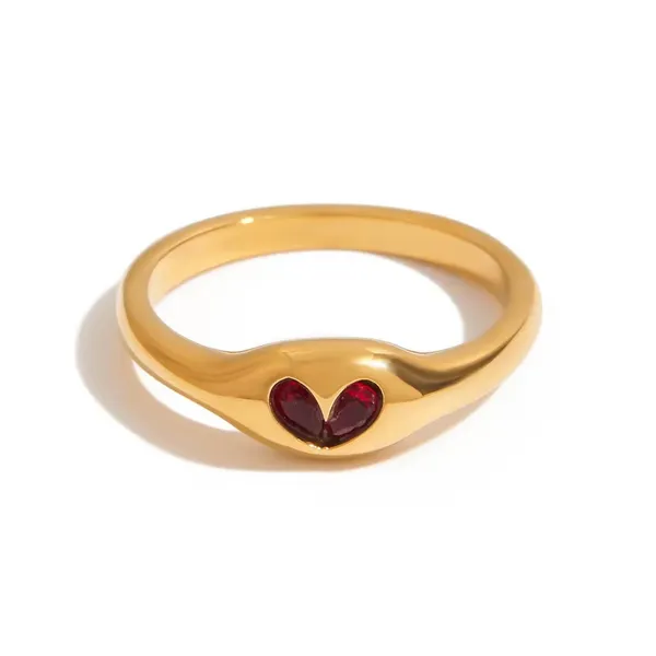 Gold_Tone_Heart_Motif_Ring_for_Women