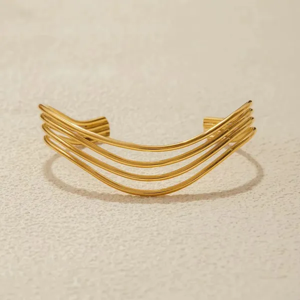 Gold_Tone_Multi_Wire_Cuff_Bracelet_for_Women