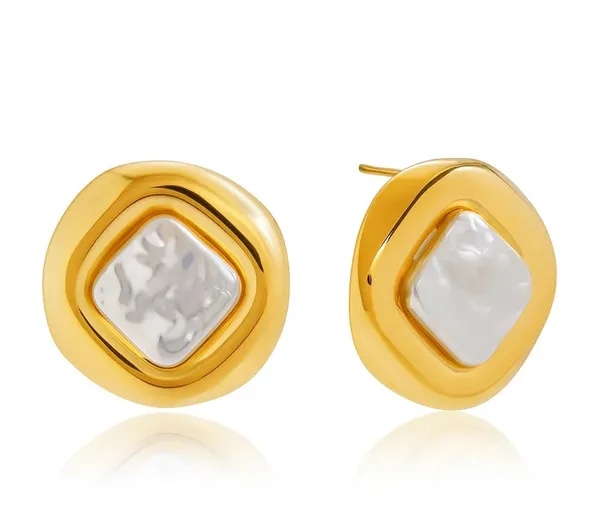 Gold_Tone_Geometric_Stud_Earrings_for_Women