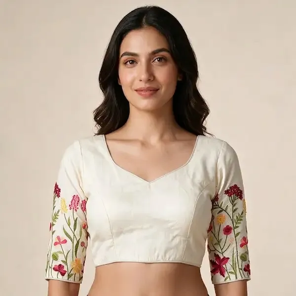 Beige_Cotton_Floral_Embroidered_Full_Sleeve_Sweetheart_Neck_Blouse_For_Women
