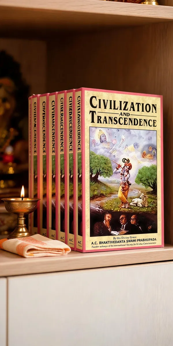 Civilization_And_Transcendence_By_Bhaktivedanta_Swami_Prabhupada_-_Pack_of_5