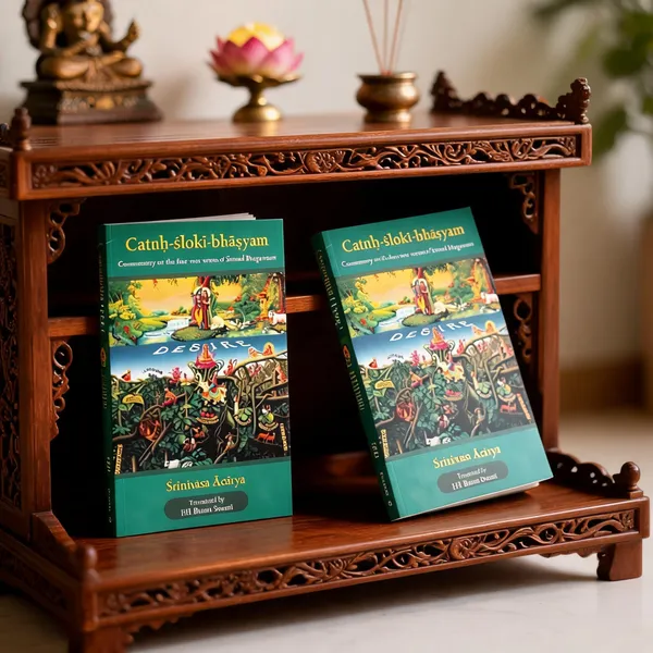 Catuh_Sloki_Bhasyam_Commentary_By_Srinivasa_Acarya_Softcover_-_Pack_of_2