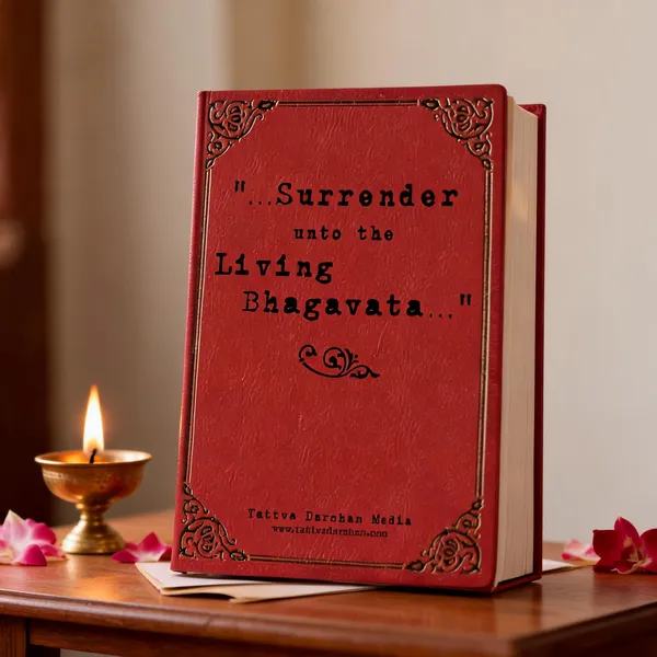Surrender_Unto_The_Living_Bhagavata_Softcover_Religious_Book