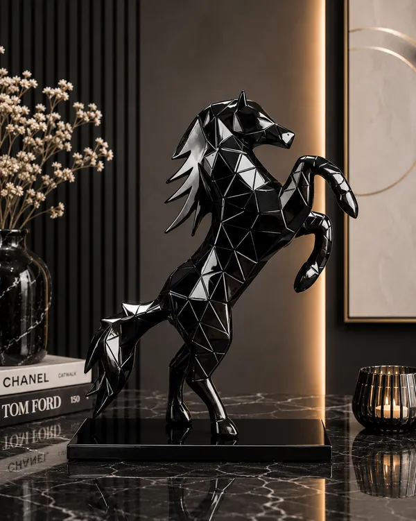Black_Marble_Dust_X_Resin_Sculpture_For_Home_Decor