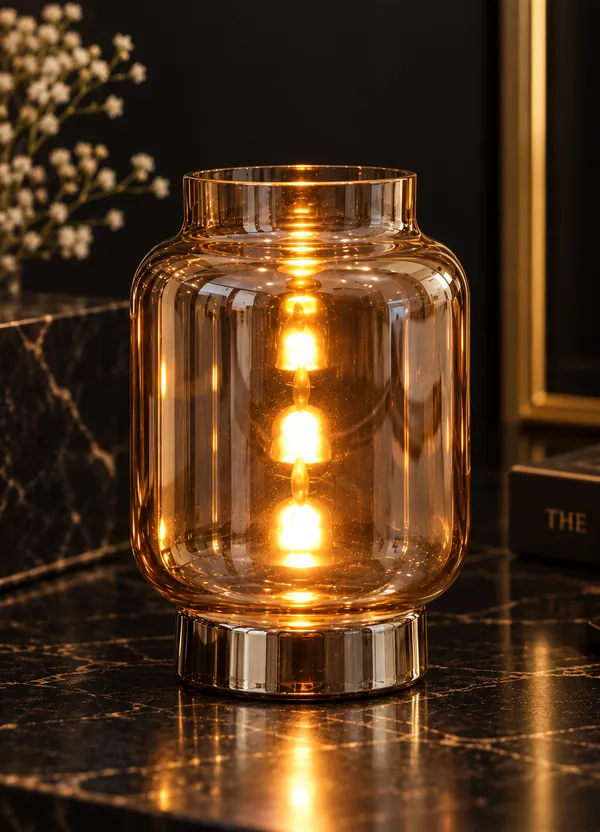 Glass_Modern_Amber_Table_Lamp