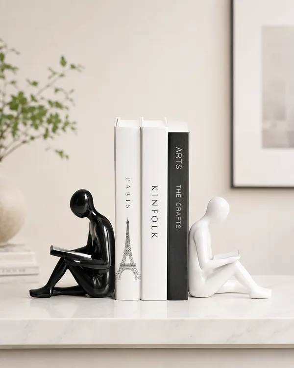 Multicolor_Marble_Dust_X_Resin_Book_Ends_For_Home_Decor