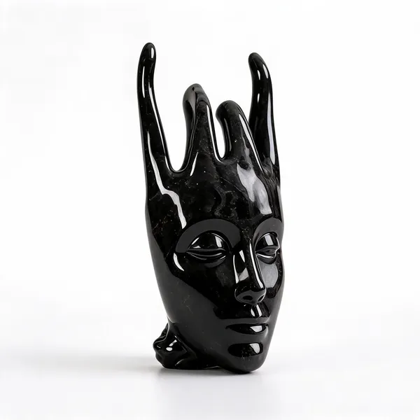 Black_Marble_Dust_X_Resin_Sculpture_For_Home_Decor