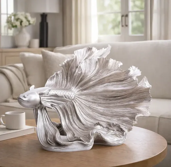 Silver_Marble_Dust_X_Resin_Sculpture_For_Home_Decor
