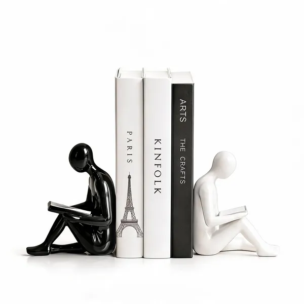 Multicolor_Marble_Dust_X_Resin_Book_Ends_For_Home_Decor