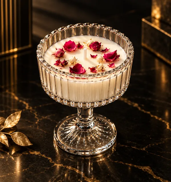 Glass_Floral_Decorative_Candle