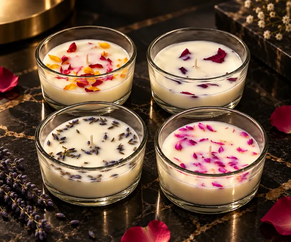 Glass_Floral_Decorative_Candle_Set