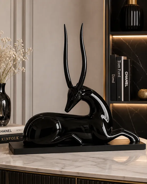 Black_Marble_Dust_X_Resin_Sculpture_For_Home_Decor
