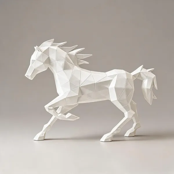 White_Marble_Dust_X_Resin_Sculpture_For_Home_Decor