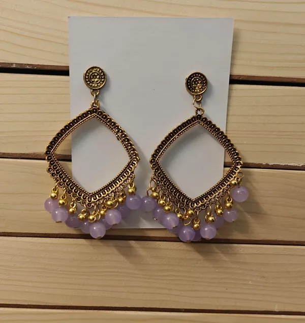 Gold_Tone_Beaded_Geometric_Earrings_For_Women