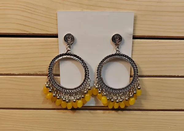 Silver-Tone_Beaded_Chandbali_Earrings_For_Women