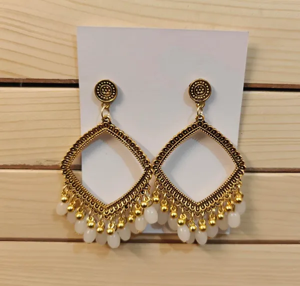Gold_Tone_Geometric_Beaded_Drop_Earrings_For_Women