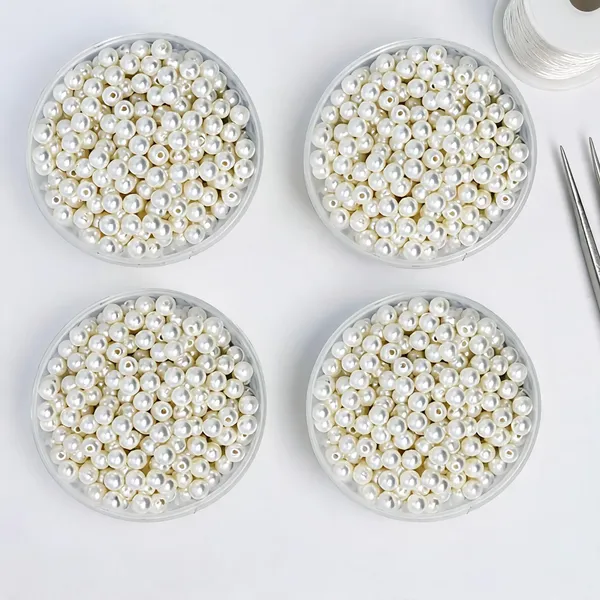 White_Pearl_Finish_Round_Craft_Beads
