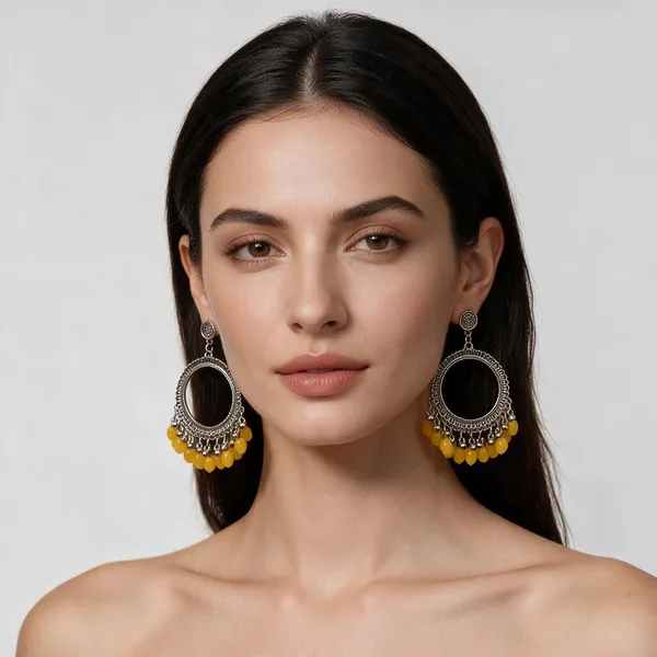 Silver-Tone_Beaded_Chandbali_Earrings_For_Women
