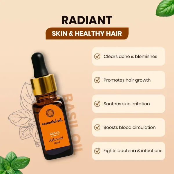 AHroomi_Basil_Essential_Oil_|_Pure,_Steam-Distilled_|_Respiratory_Support_&_Aromatherapy,_Food_Grade