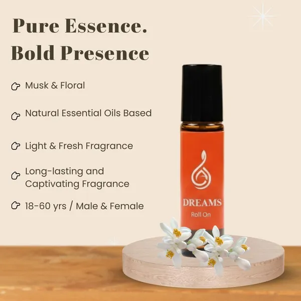 AHroomi_DREAMS_Pocket_Perfume_Roll-On_|_Neroli,_Floral_&_Soft_Musk_|_Calming_Daily_Fragrance,_Alcohol-Free