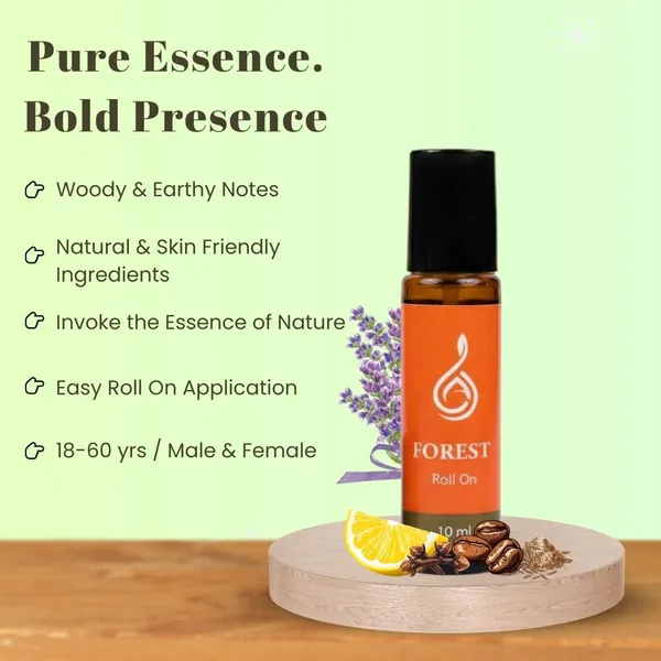 AHroomi_FOREST_Pocket_Perfume_Roll-On_|_Sandalwood,_Patchouli_&_Cinnamon_|_Woody-Spicy_Fragrance,_Alcohol-Free