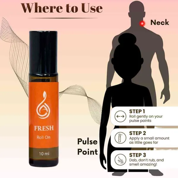 AHroomi_FRESH_Pocket_Perfume_Roll-On_|_Jasmine,_Mint_&_Sandalwood_|_Everyday_Fresh_Fragrance,_Long-Lasting