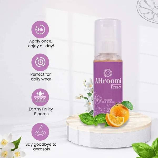 AHroomi_FRESCA_Body_Mist_|_Orange,_Neroli_&_Jasmine_|_Fresh_Daily_Fragrance,_Unisex