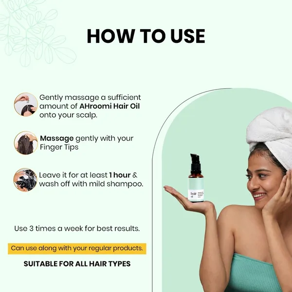 AHroomi_Moringa_Hair_Oil_with_Rosemary,_Coconut_&_Curry_Leaf_|_Controls_Hair_Fall_&_Frizz_|_Toxin-Free,_All_Hair_Types