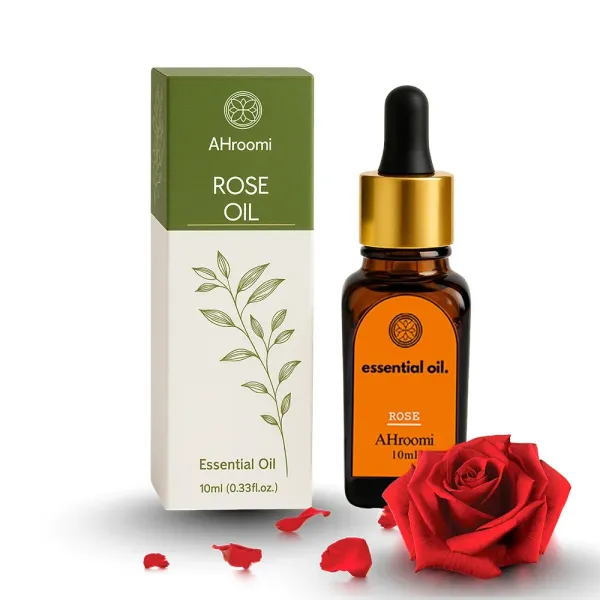 AHroomi_Rose_Essential_Oil_|_Pure,_Steam-Distilled_|_Skin_Hydration_&_Anti-Aging,_All_Skin_Types
