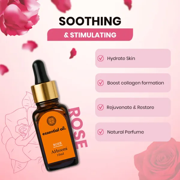 AHroomi_Rose_Essential_Oil_|_Pure,_Steam-Distilled_|_Skin_Hydration_&_Anti-Aging,_All_Skin_Types