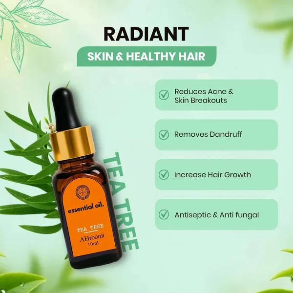 AHroomi_Tea_Tree_Essential_Oil_|_Pure,_Steam-Distilled_|_Acne_Control_&_Dandruff_Care,_All_Skin_Types