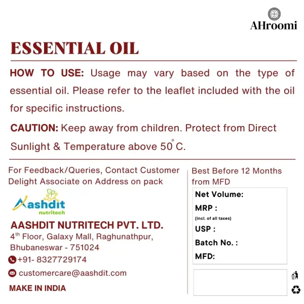 AHroomi_Tea_Tree_Essential_Oil_|_Pure,_Steam-Distilled_|_Acne_Control_&_Dandruff_Care,_All_Skin_Types