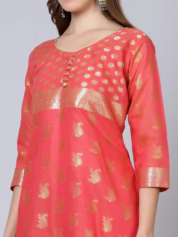 Red_Ethnic_Pant_And_Dupatta_Set_for_Women