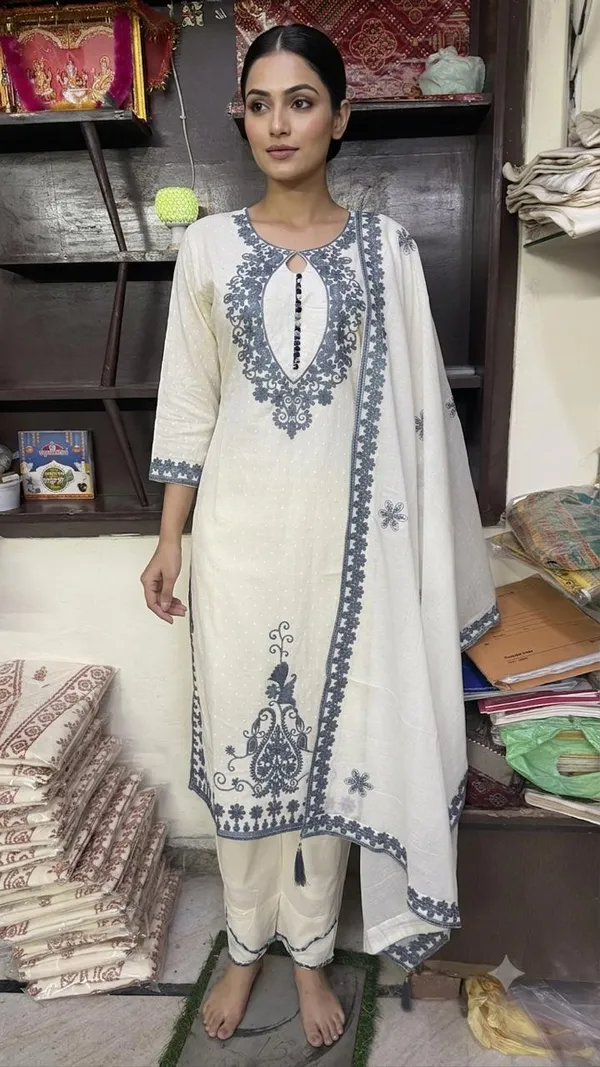 Cream_Embroidered_Straight_Salwar_Suit_For_Women