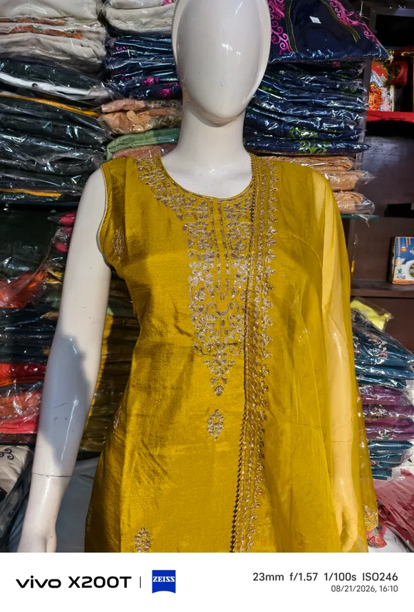 Mustard_Embroidered_Straight_Kurta_Set_for_Women