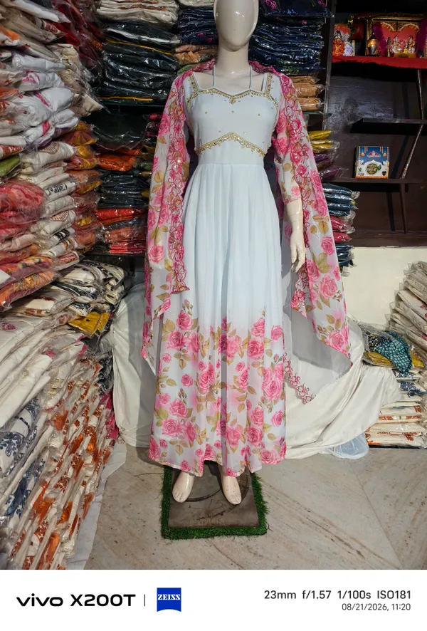 White_Floral_Anarkali_Suit_With_Dupatta_For_Women