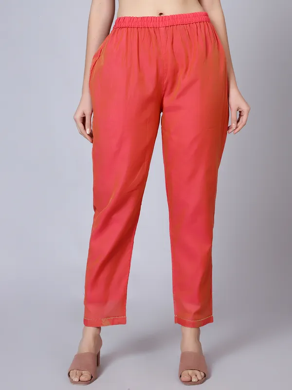 Red_Ethnic_Pant_And_Dupatta_Set_for_Women