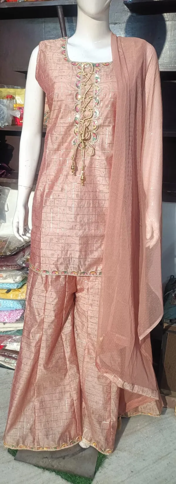Pink_Woven_Embroidered_Sharara_Set_for_Women