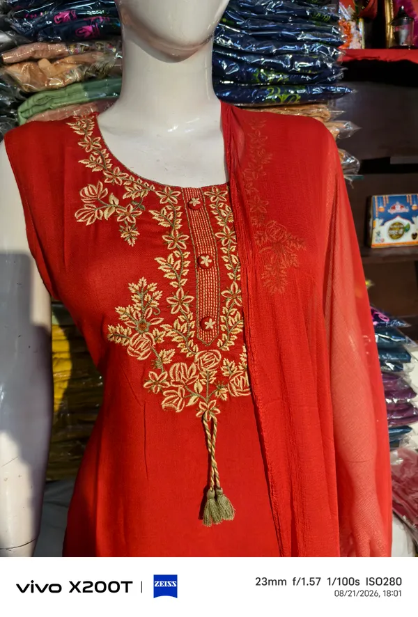 Red_Embroidered_Straight_Kurta_Set_for_Women