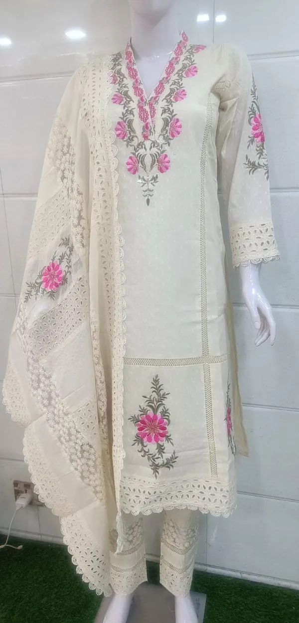 Cream_Embroidered_Straight_Kurta_Set_for_Women
