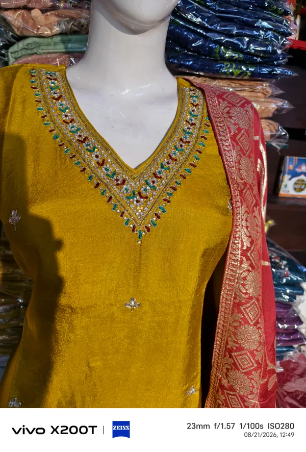 Mustard_Embroidered_Straight_Kurta_Set_for_Women