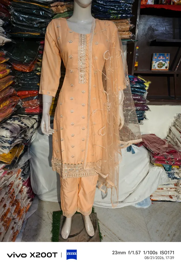 Peach_Embroidered_Straight_Salwar_Suit_For_Women