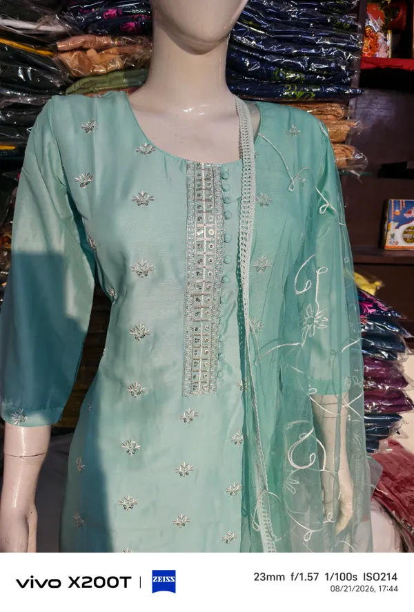 Aqua_Embroidered_Straight_Kurta_Set_For_Women