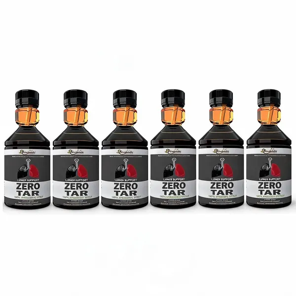 Zero_Tar_Syrup_For_Lungs_And_Respiratory_Tract_Detox_150__MLEach_Bottle_Zero_Tar_Syrup_Set_Of_6_8_Weeks_Pack_Zero_Tar_Syrup_Set_Of_6