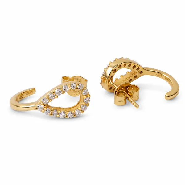 Gold_925_Silver_Cz_Teardrop_Stud_Earrings_For_Women