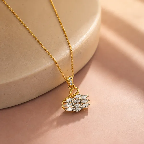 Gold_925_Silver_Cz_Swan_Love_Birds_Pendant_Necklace_For_Women