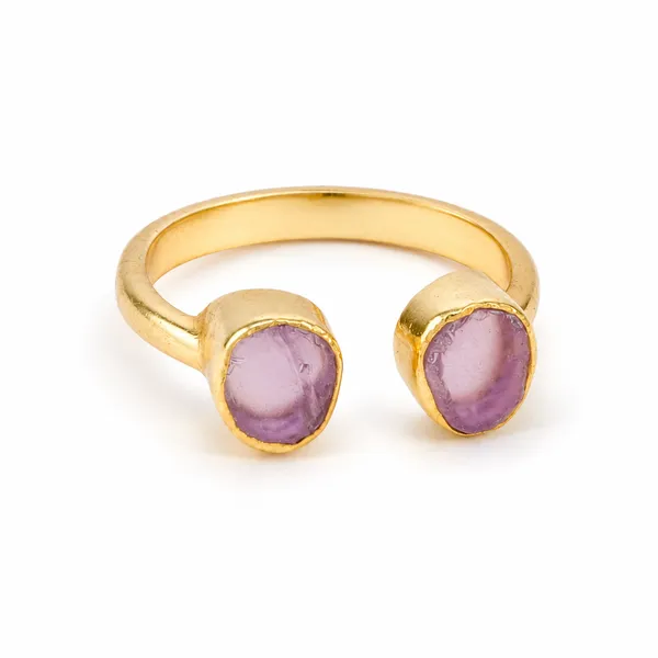 Gold_925_Silver_Amethyst_Open_Band_Ring_For_Women