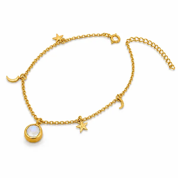 Gold_925_Silver_Freshwater_Pearl_Moon_Star_Charm_Bracelet_For_Women