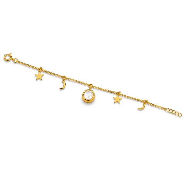 Gold_925_Silver_Freshwater_Pearl_Moon_Star_Charm_Bracelet_For_Women
